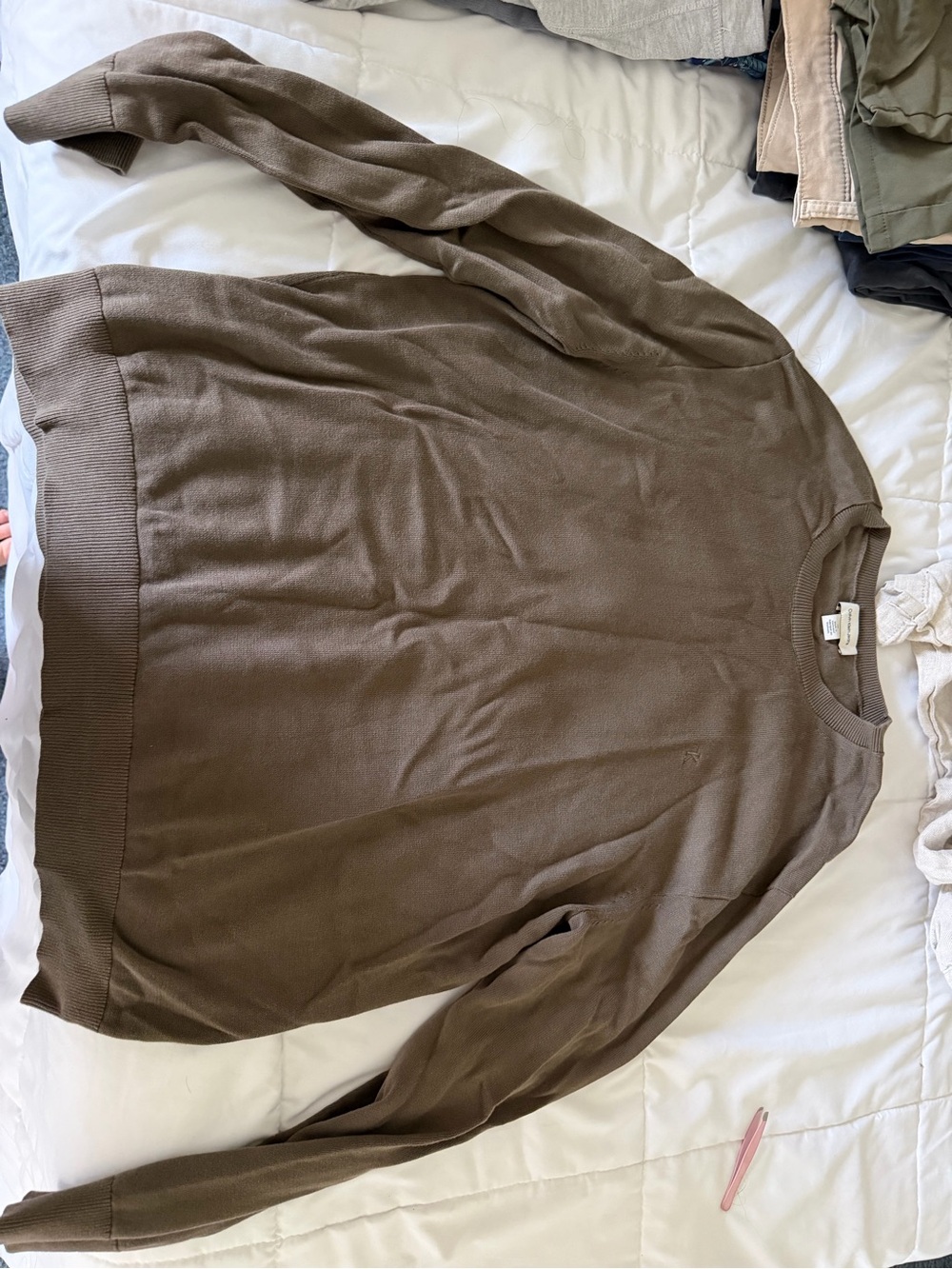Calvin Klein Brown Crewneck Sweater - Men's Knit Pullover